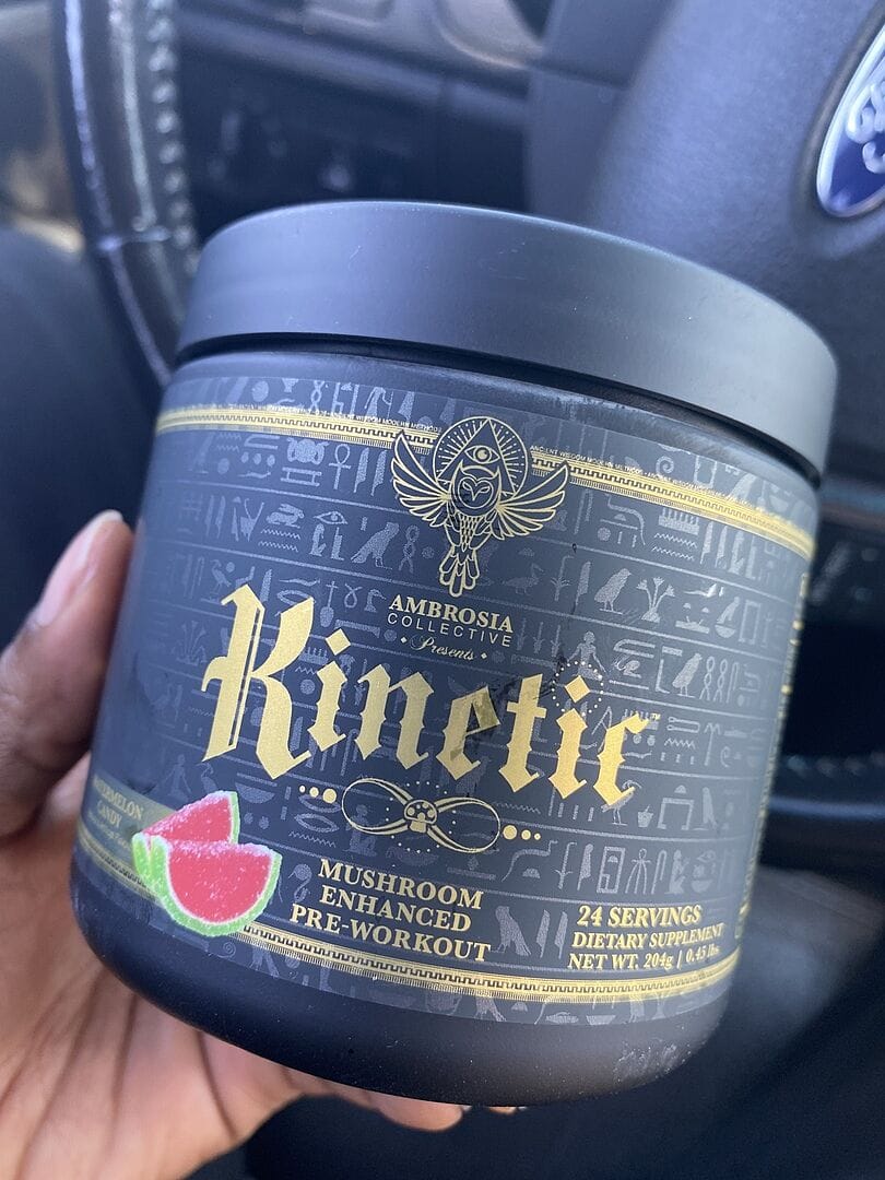 Customer photo review of Kinetic™ - Mushroom Enhanced Pre-Workout