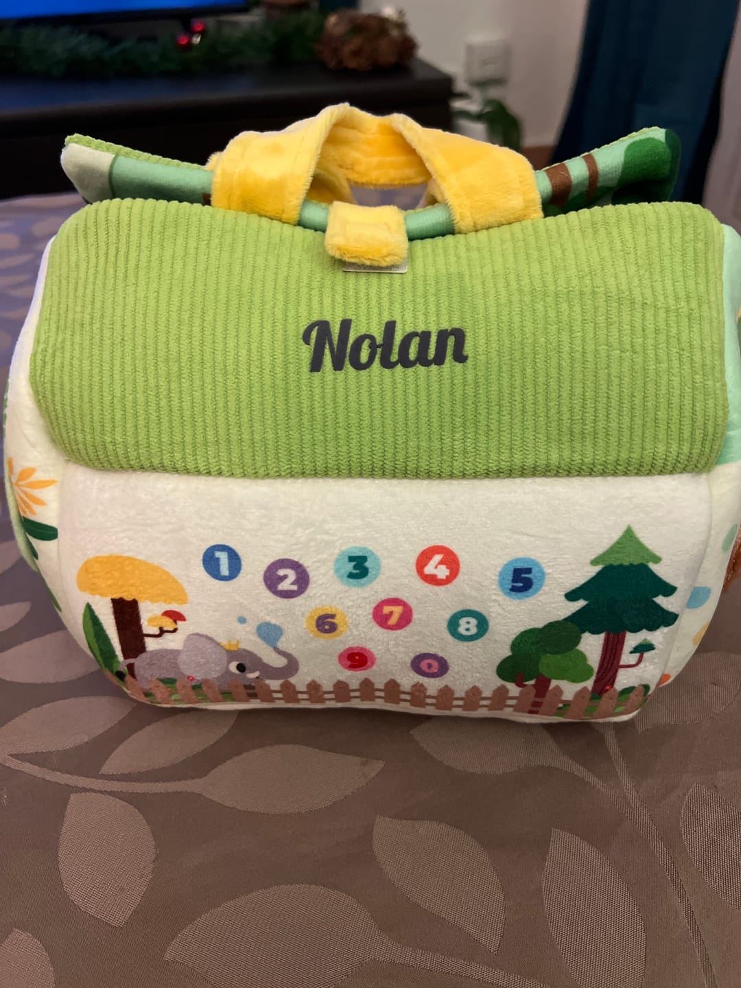 Customer photo review of Peluche personnalisée avec nom - animaux de zoo, animaux de ferme, chats et maisons pour chats