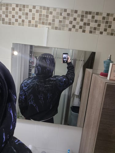 Customer photo review of Doomslayer Oversized pullover hoodie [DUSK]