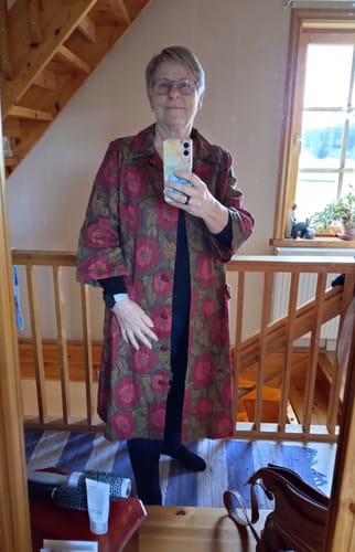 Customer photo review of Rockklänning / Städrock lin Rosenvik by Rino