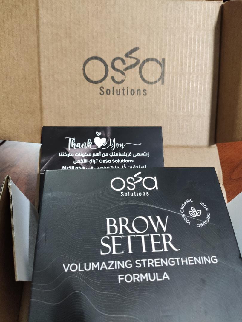 Customer photo review of مثبت و مرطب الحواجب - 50 مل
