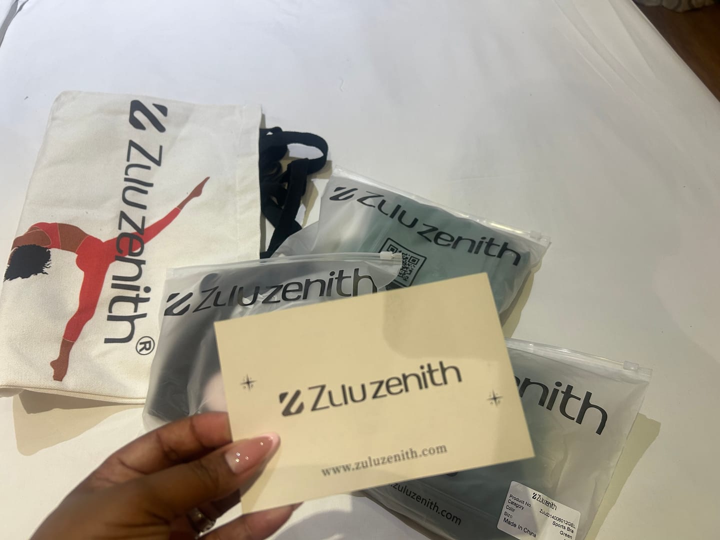 Customer photo review of Large Cotton Eco Tote Bag