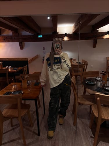 Customer photo review of Omirad “COPYCAT WAR” Heavy Waffle Long Sleeve