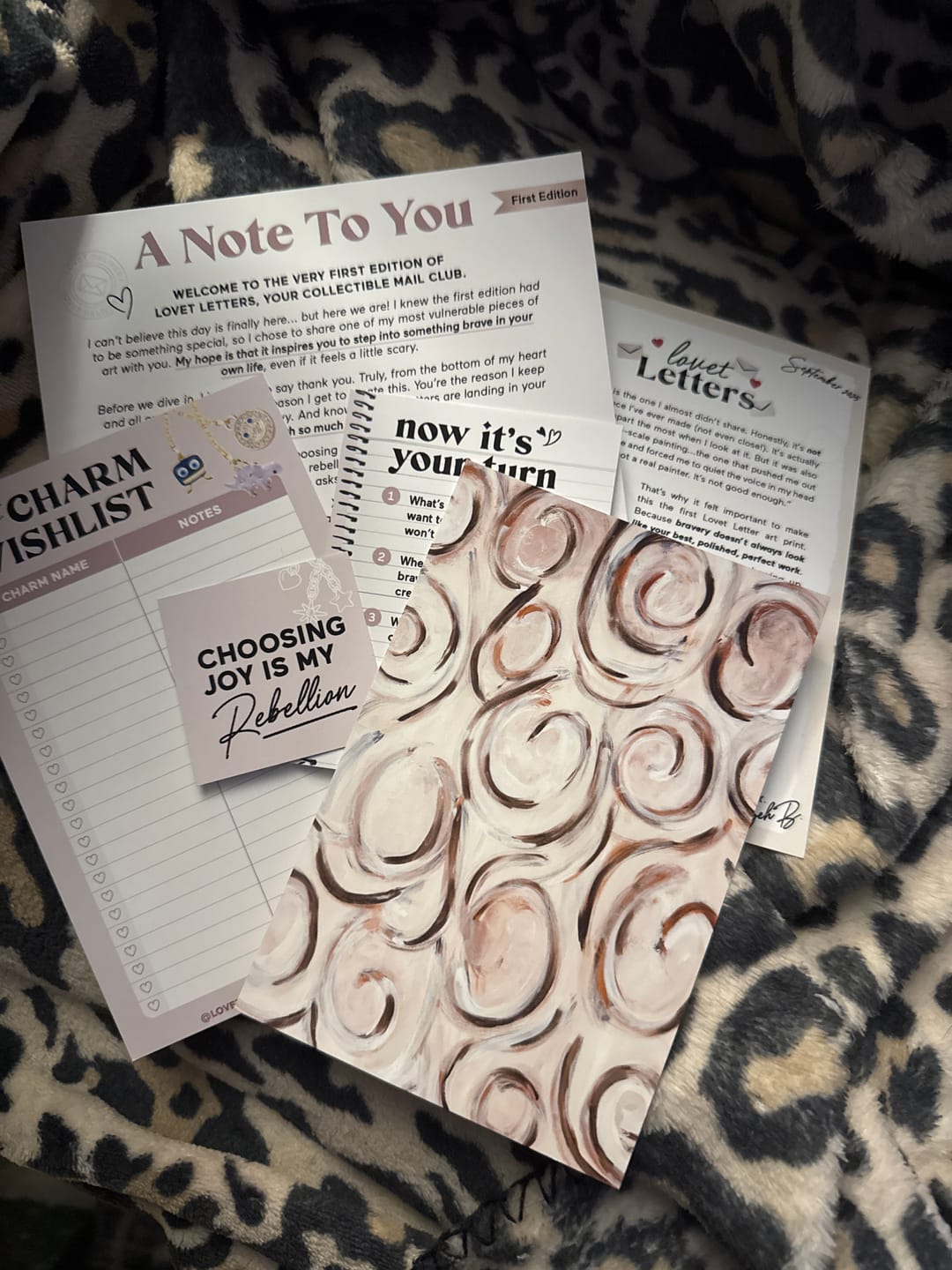 Customer photo review of Lovet Letters: The Monthly Mail Club