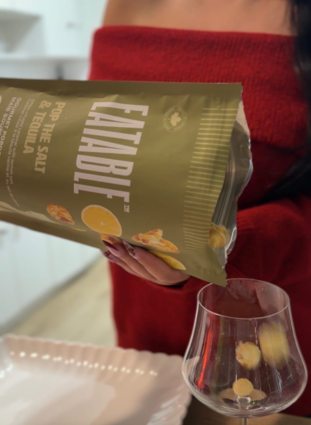 Customer photo review of Pop the Salt & Tequila (125g) - Añejo Infused Caramel Popcorn