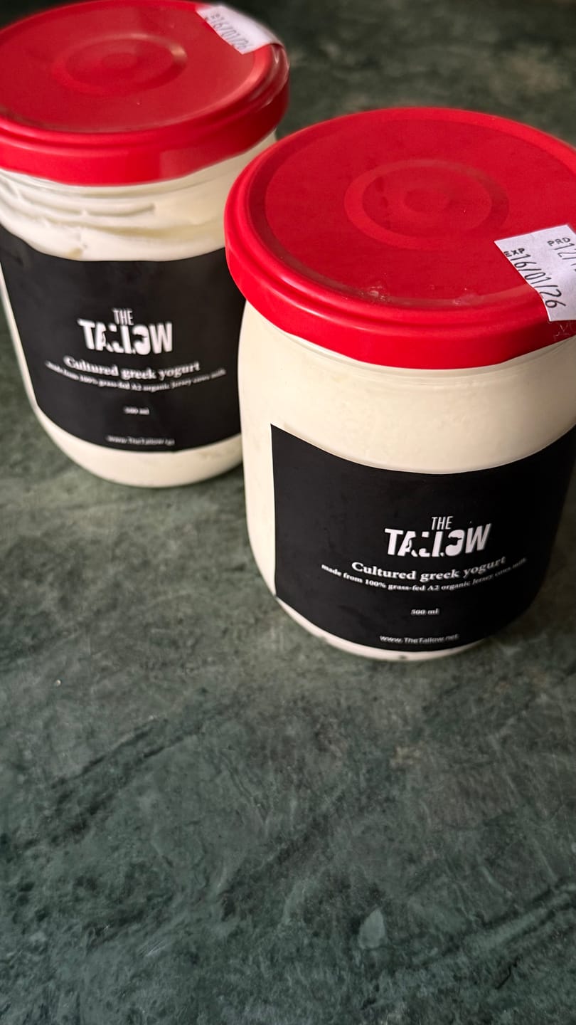 Customer photo review of Raw Cultured Greek Yogurt 500ML