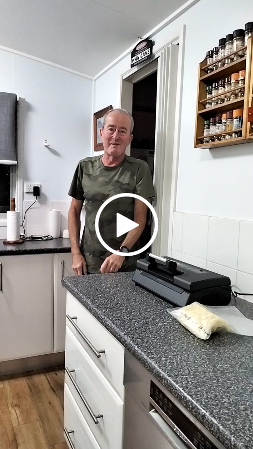 Customer video review of Intermediate Starter Pack VacMate Vacuum Sealer And Bags