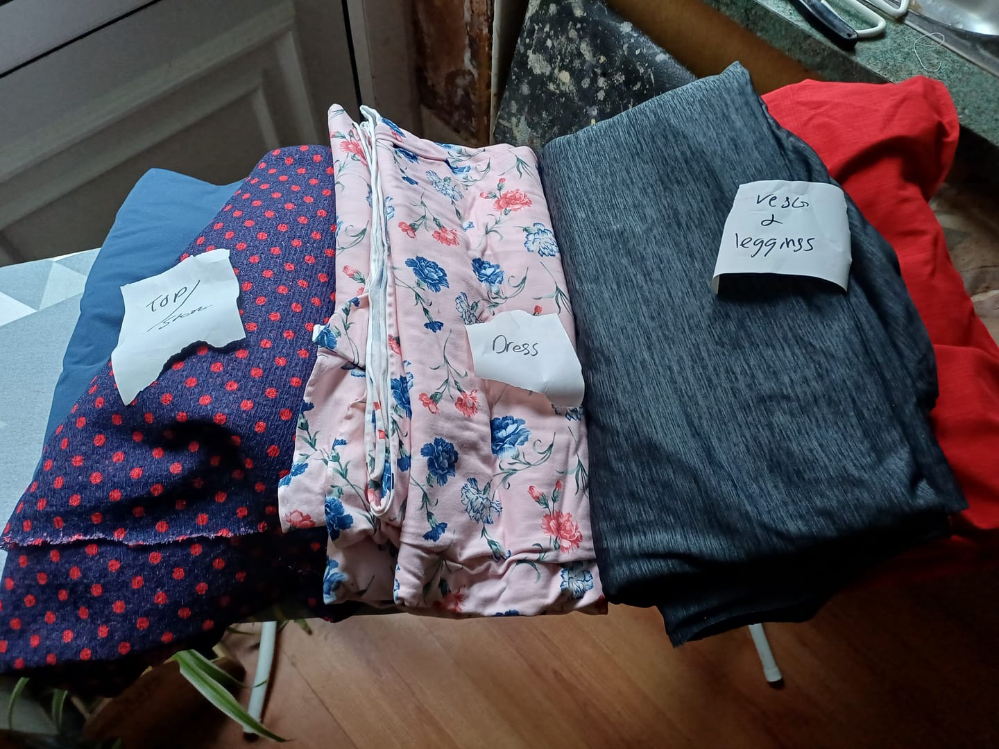 Customer photo review of Printed Jersey Fabric Bargain Bundle (15 Metres)