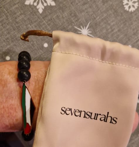 Customer photo review of Palestine Bead Bracelet