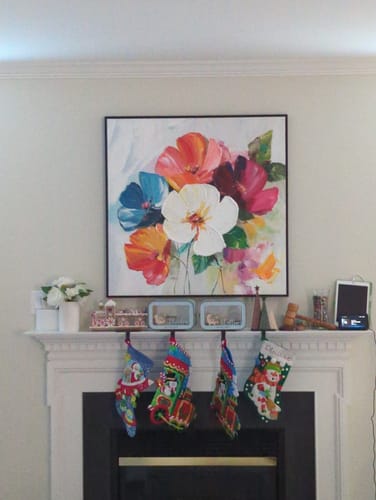 Customer photo review of Modern Abstract Painting #ABAS202