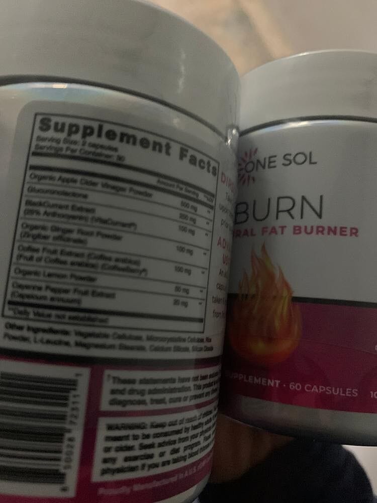 Customer photo review of Natural Fat Burner (3pk)