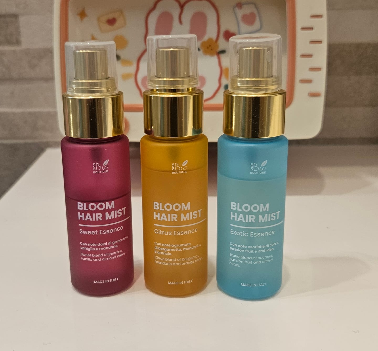 Customer photo review of Bloom Hair Mist