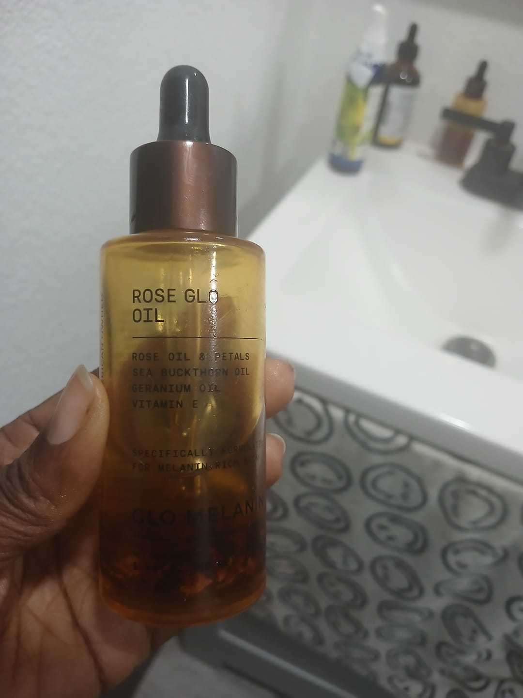 Customer photo review of Rose Glo Oil