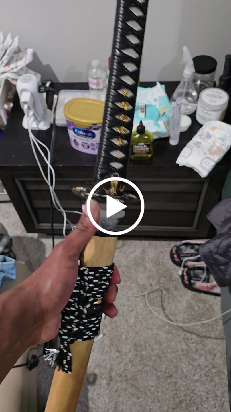 Customer video review of Customize Your Katana