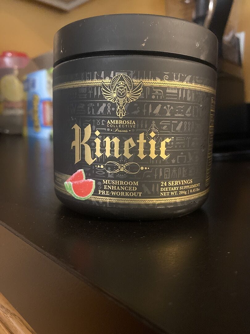 Customer photo review of Kinetic™ - Mushroom Enhanced Pre-Workout