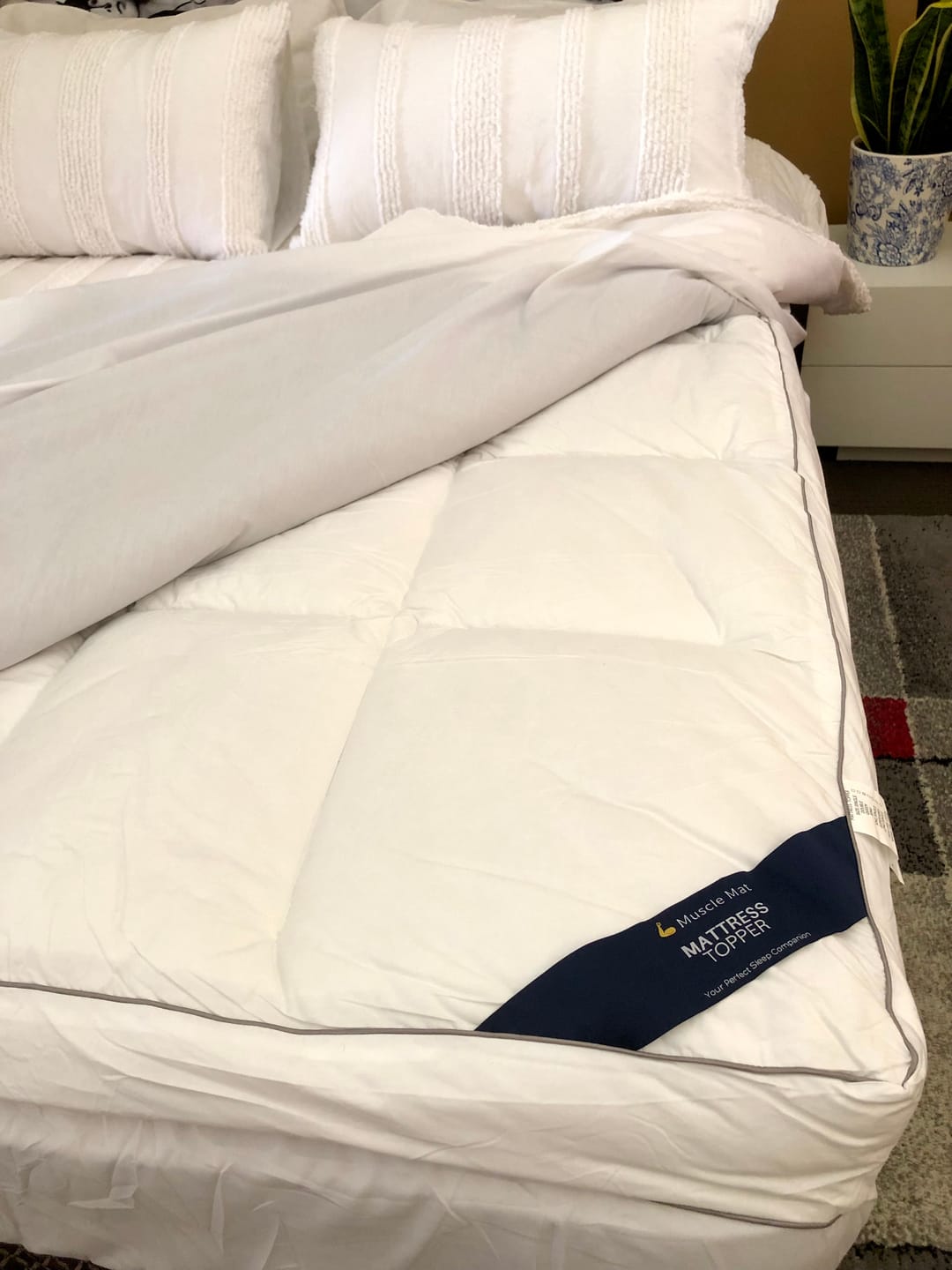 Customer photo review of Muscle Mat Luxury Mattress Topper