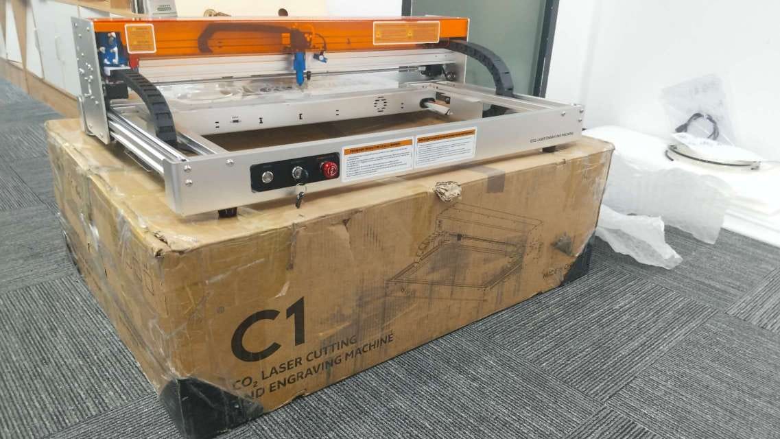 Customer photo review of Carverall C1 40W CO2 Laser Engraving Machine | Work Area 620*350mm