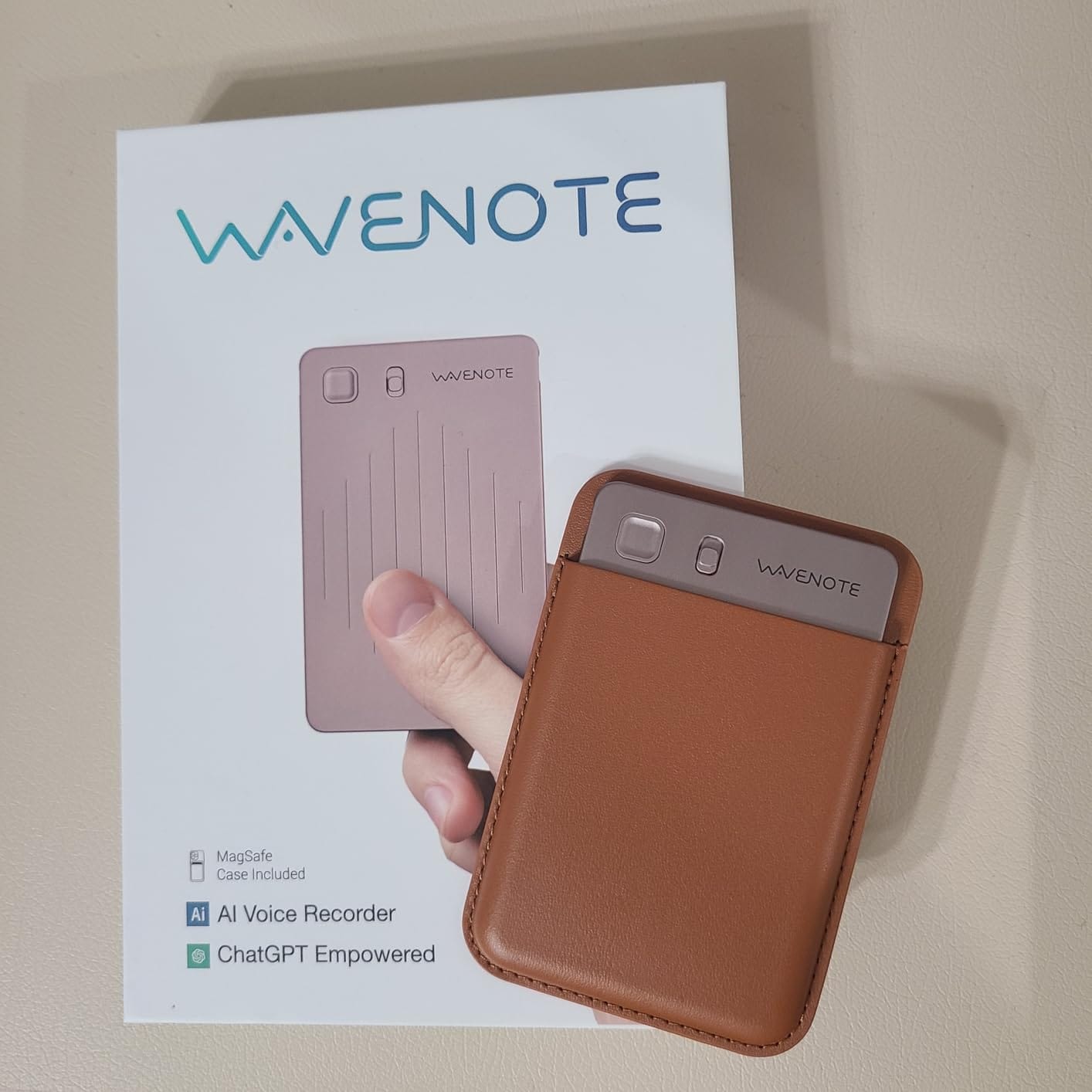 Customer photo review of WaveNote AI Recorder, AI Transcribe & Summarize, Support 112 Languages