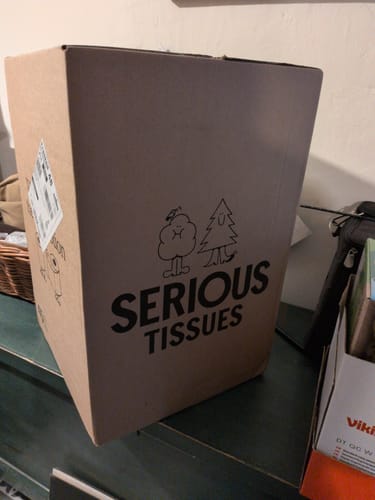 Customer photo review of UK-Made Recycled 3 Ply Toilet Paper – Seriously Sustainable & Plastic-Free