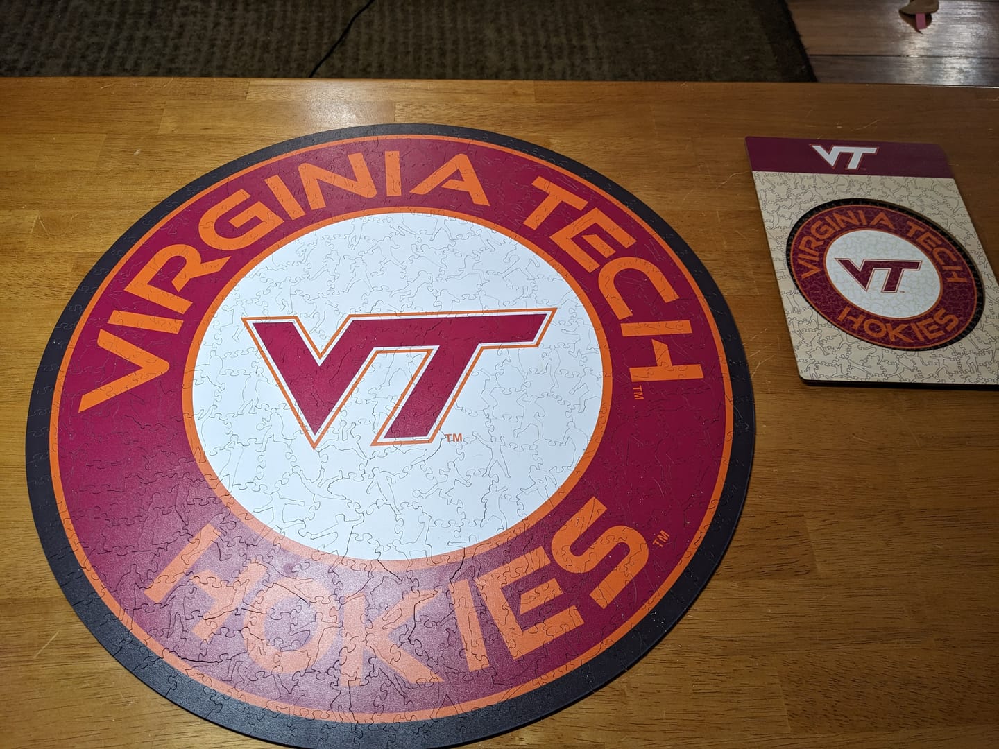 Customer photo review of Virginia Tech - Wooden Puzzle