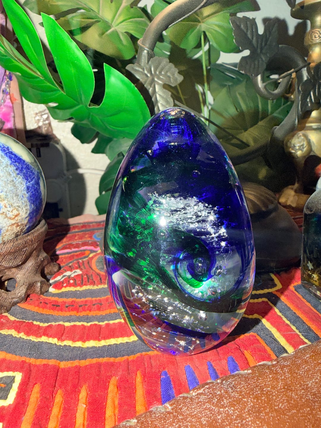 Customer photo review of Glimmer Egg with Cremation Ash