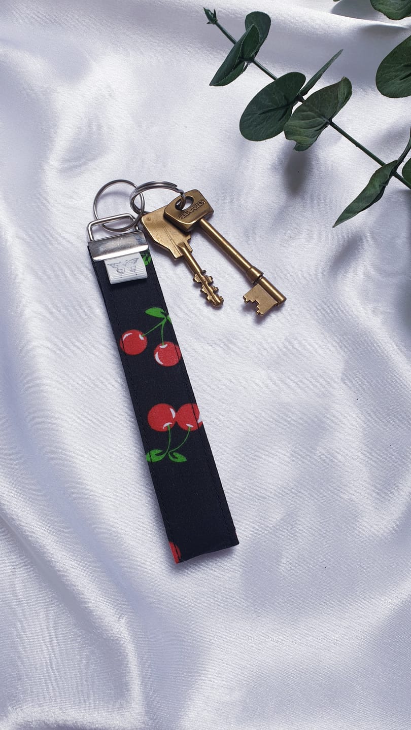 Customer photo review of Cherries and Leaves Polycotton Fabric