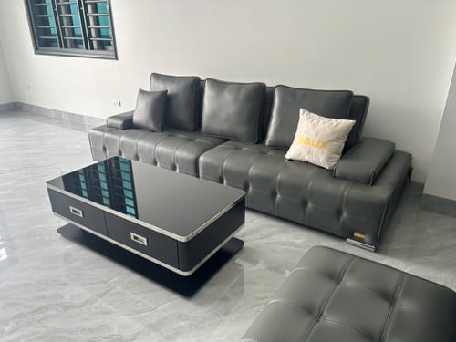 Customer photo review of Mẫu sofa chữ L da phong cách Ý HEAVEN