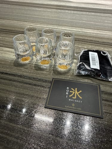 Customer photo review of Kin – Japanese Gold Foil Glass
