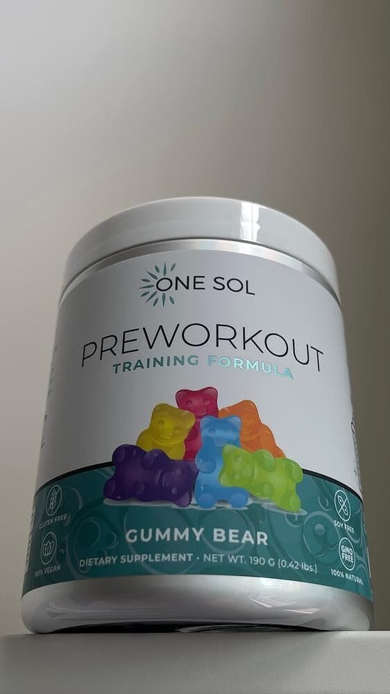 Customer photo review of Pre Workout Training Formula