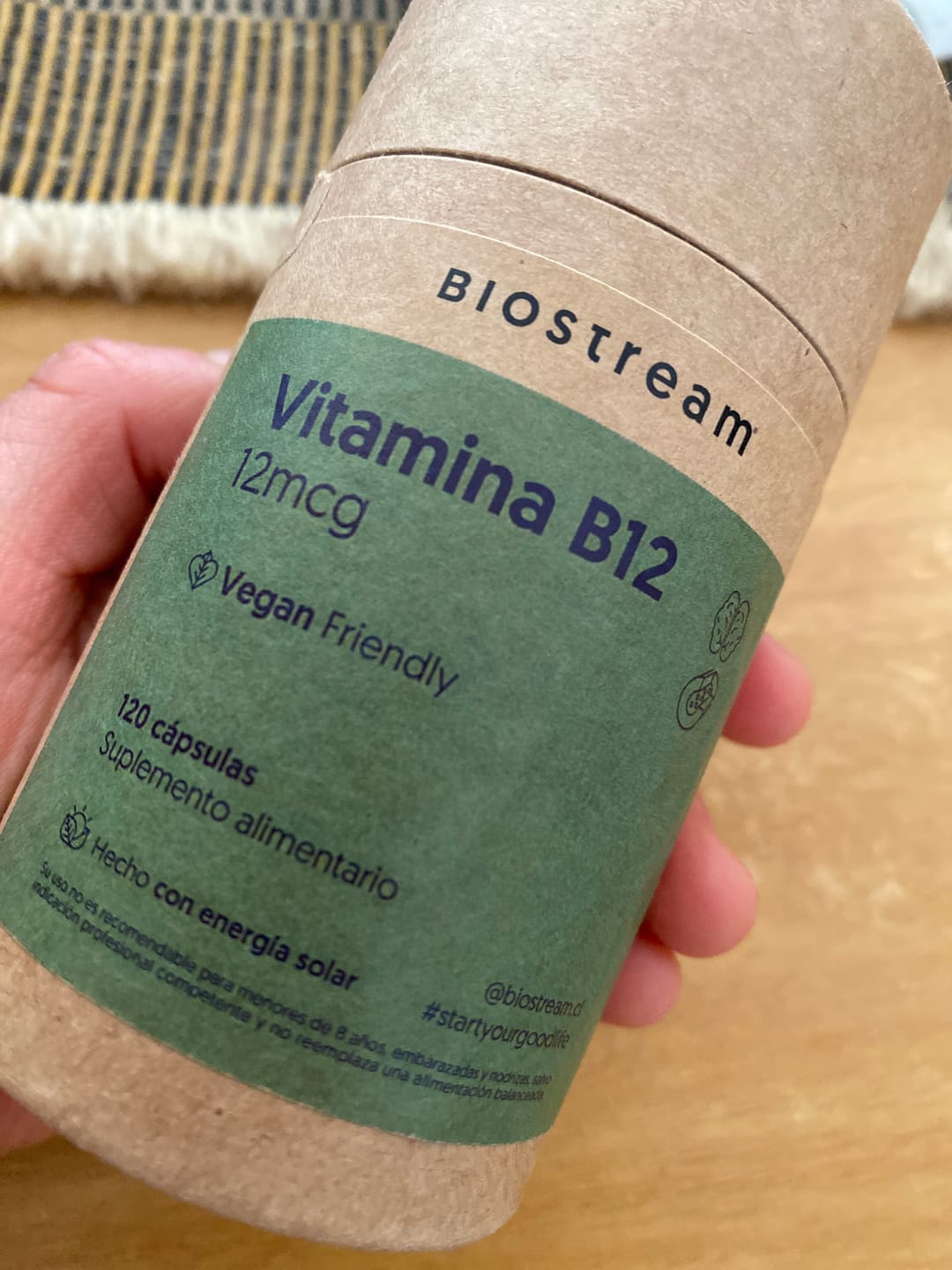 Customer photo review of Vitamina B12 12mcg 120 Cápsulas Vegana