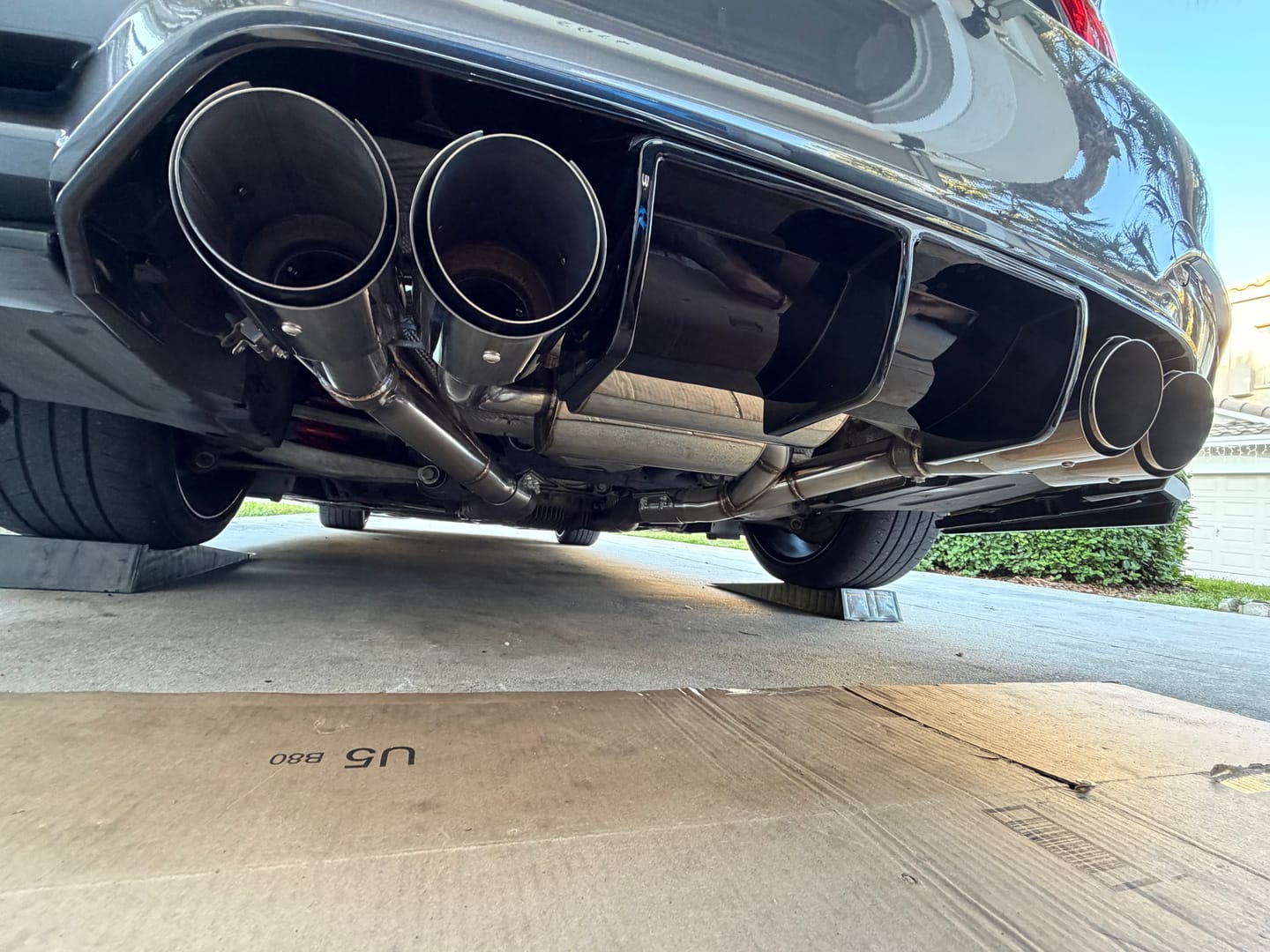 Customer photo review of 2015-20 BMW F80 M3 F82 M4 | 2.5" Piping w/ 3.5 " Quad Tips Axle Back Exhaust