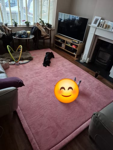 Customer photo review of Sweet Pea Light Pink Play Mat