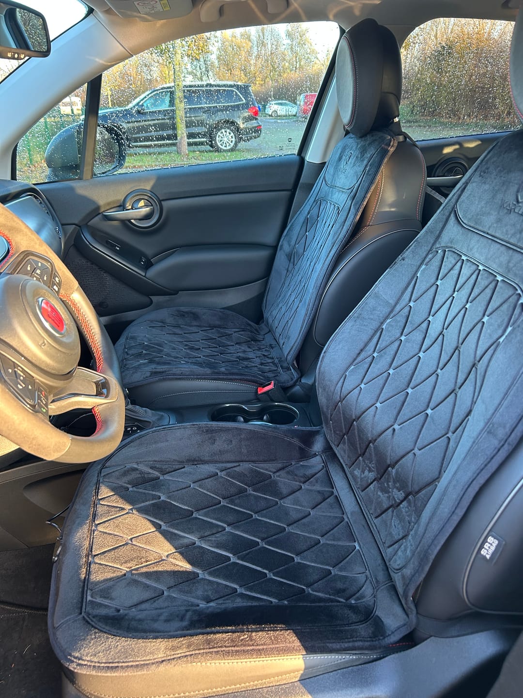 Customer photo review of Beheizte Autositzauflage