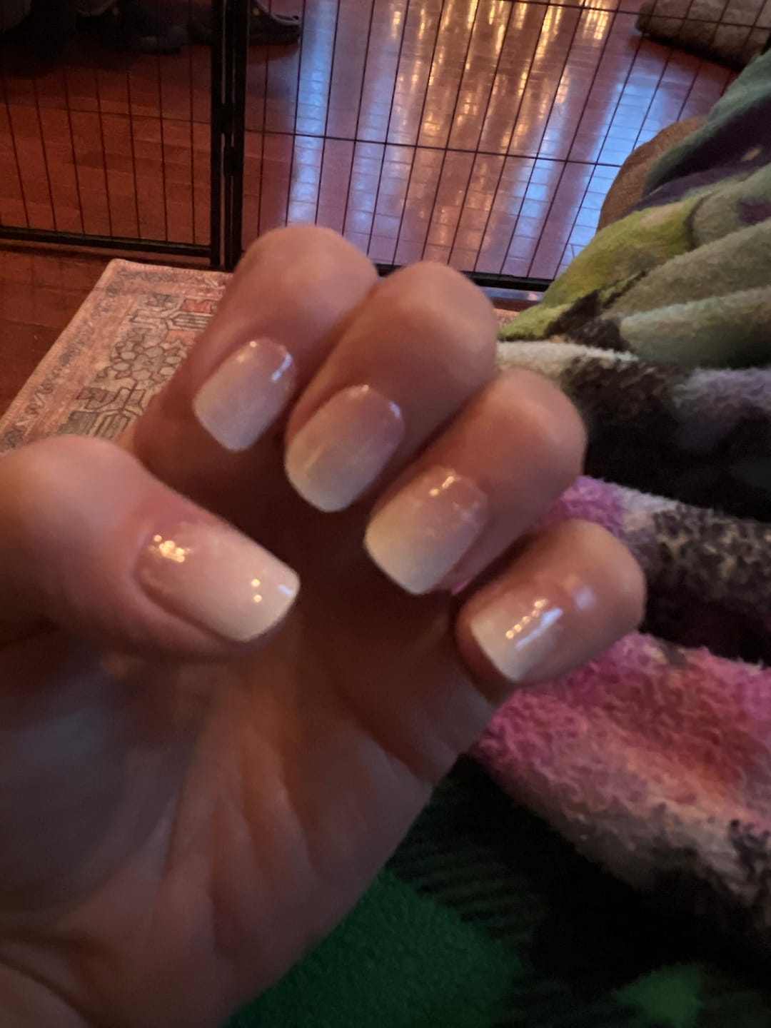 Customer photo review of Semicured UV Blush Blizzard