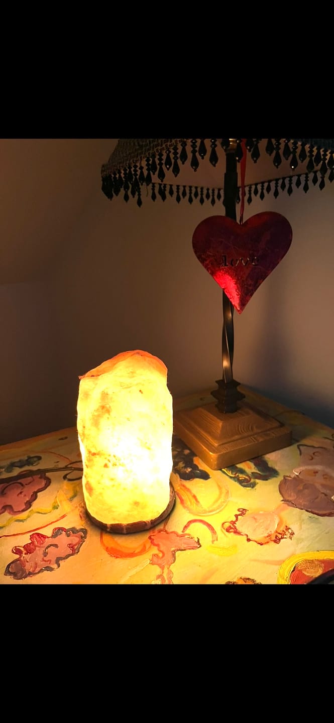 Customer photo review of Original Himalayan Salt Lamp