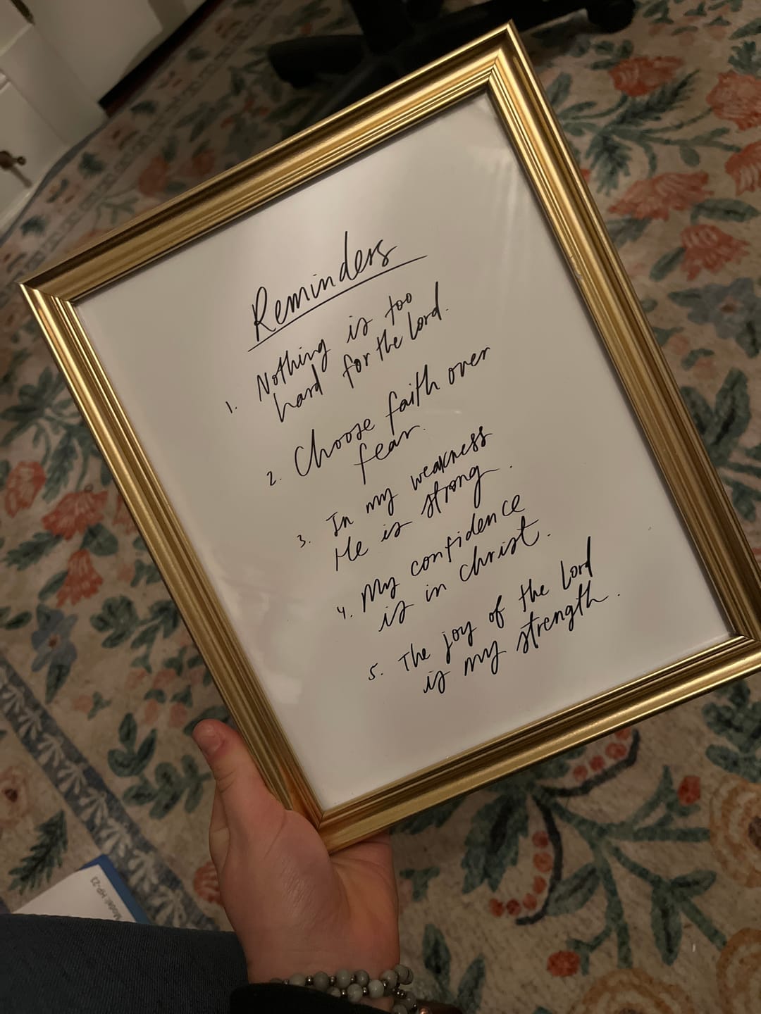 Customer photo review of 8x10 Reminders