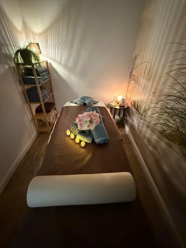Customer photo review of Massageliege Zen BASIC III Flat