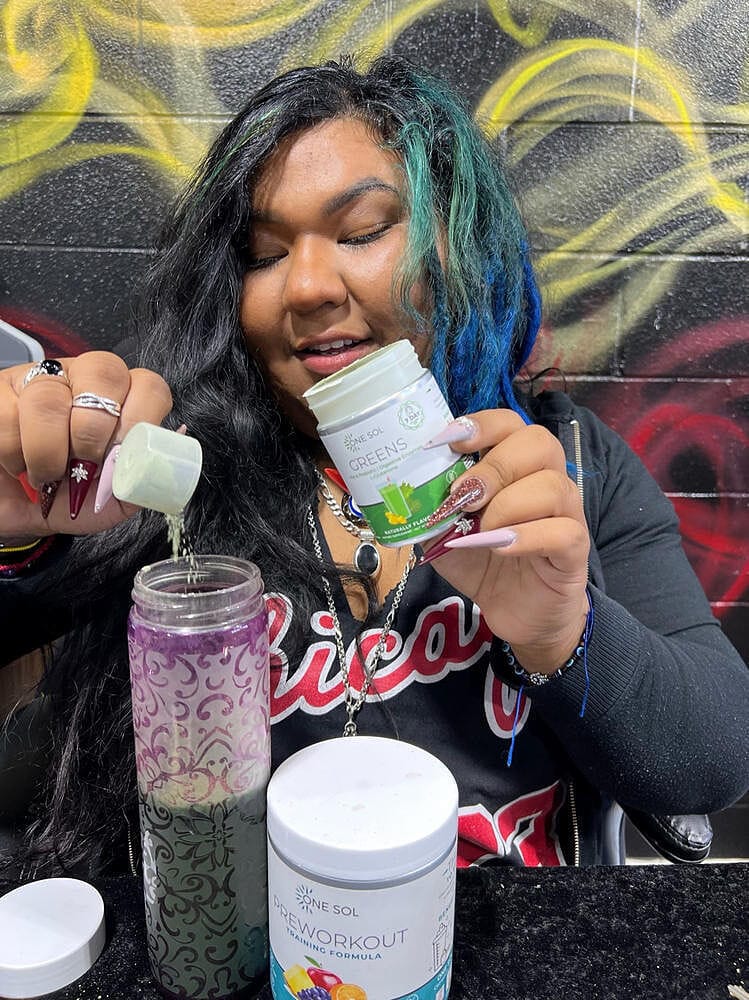 Customer photo review of Pre Workout Training Formula