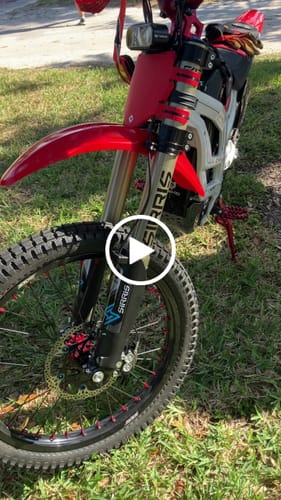 Customer video review of Suspension Linkage CNC Aluminum | Surron LBX