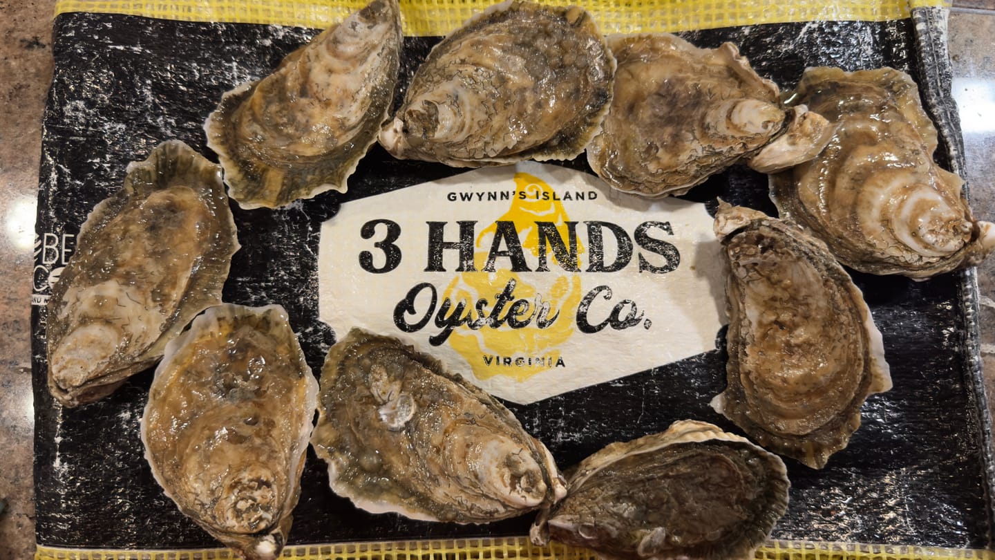 Customer photo review of Haven Gold Oysters