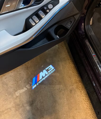 Customer photo review of BMW G SERIES DOOR LIGHTS