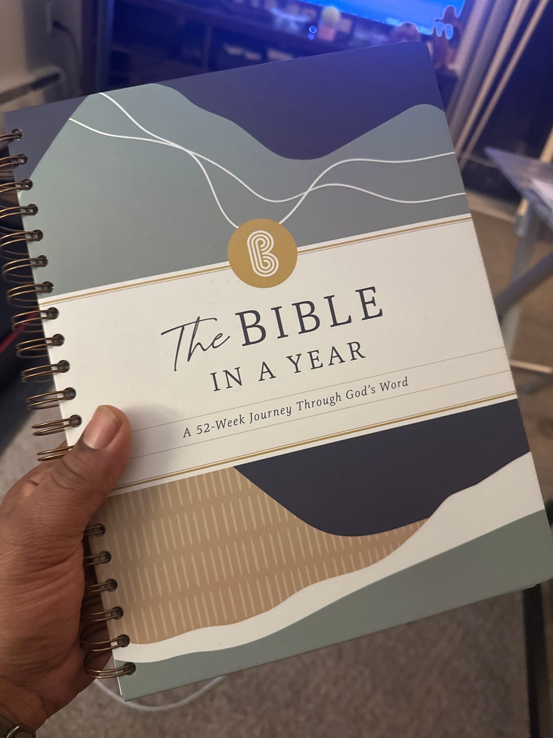 Customer photo review of The Bible In A Year: A 52-Week Journey Through God's Word