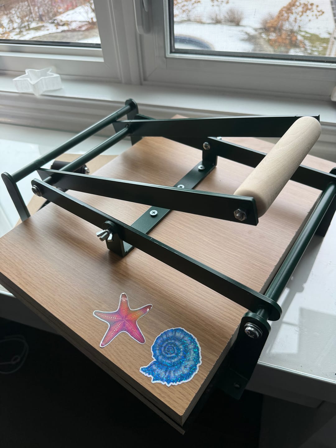 Customer photo review of Artisan Printmaking Hand Lever Press™