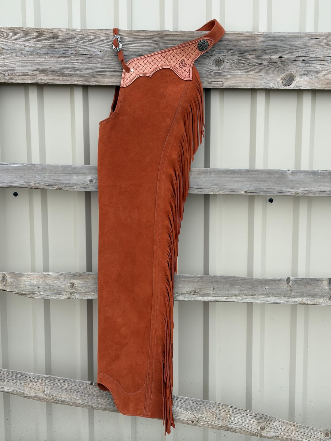 Customer photo review of Calf Suede Double Butt, 4-5 oz | 35+ Colors