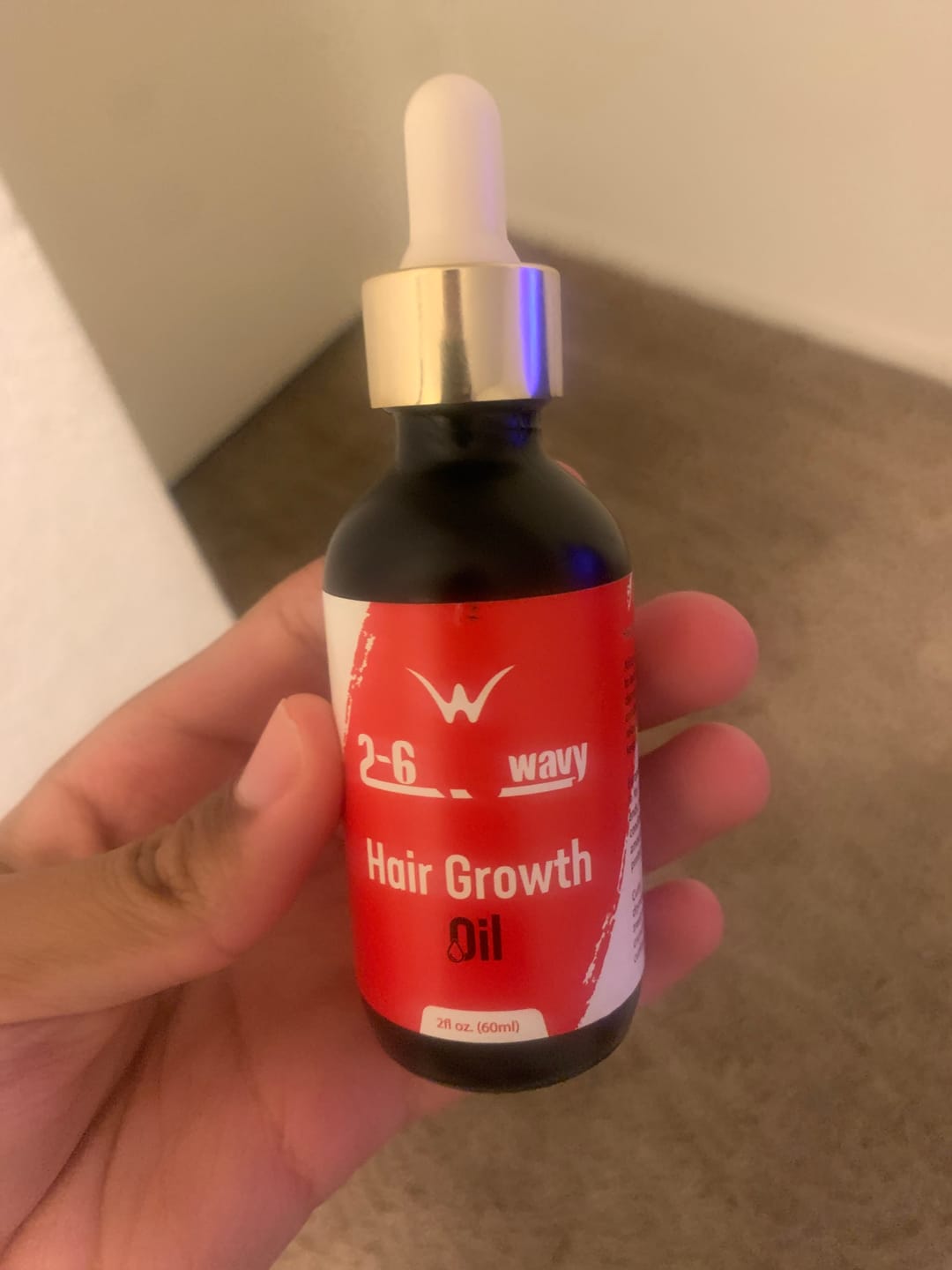 Customer photo review of Hair Growth Oil 2oz Premium Quality