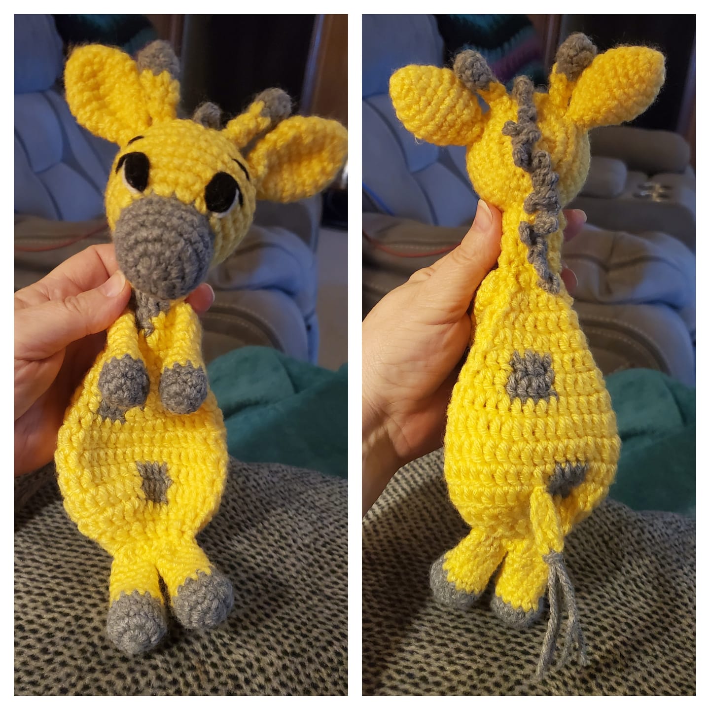 Customer photo review of Crochet Giraffe Pattern PDF Download