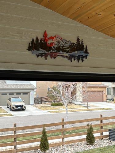 Customer photo review of Rocky Mountain Printed Wall Art