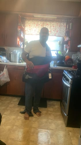 Customer photo review of Lobo Fruit Picking Bag - Citrus Bag