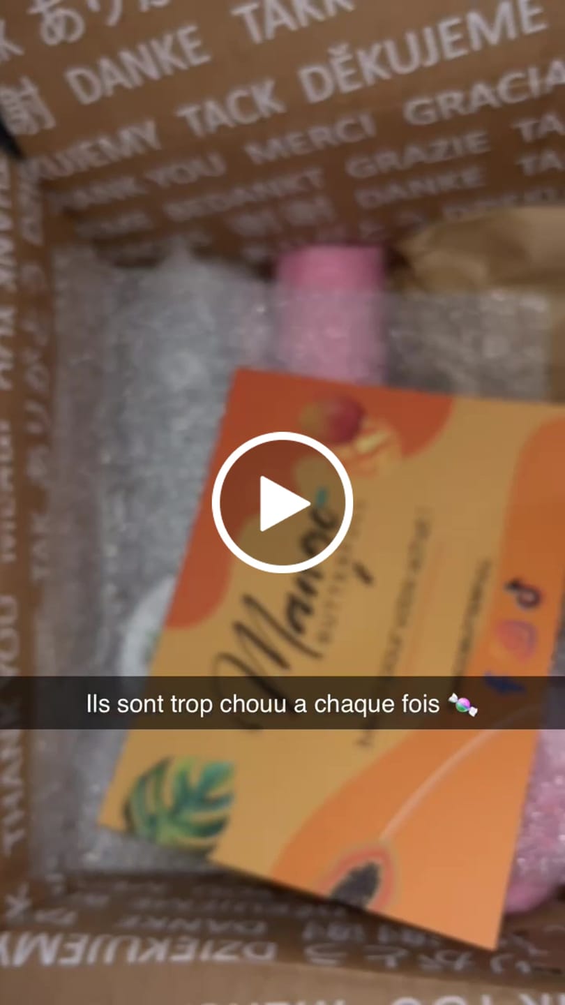 Customer video review of Lait hydratant et nourrissant - POUSS