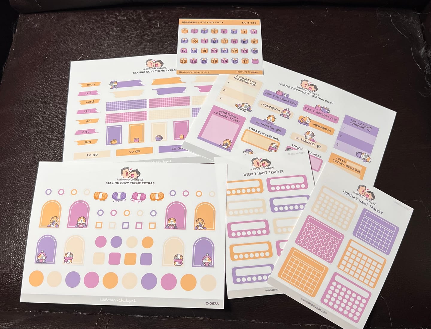 Customer photo review of Staying Cozy Journaling Add-On